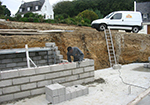 Réalisation des fondations à Roullet-Saint-Estephe